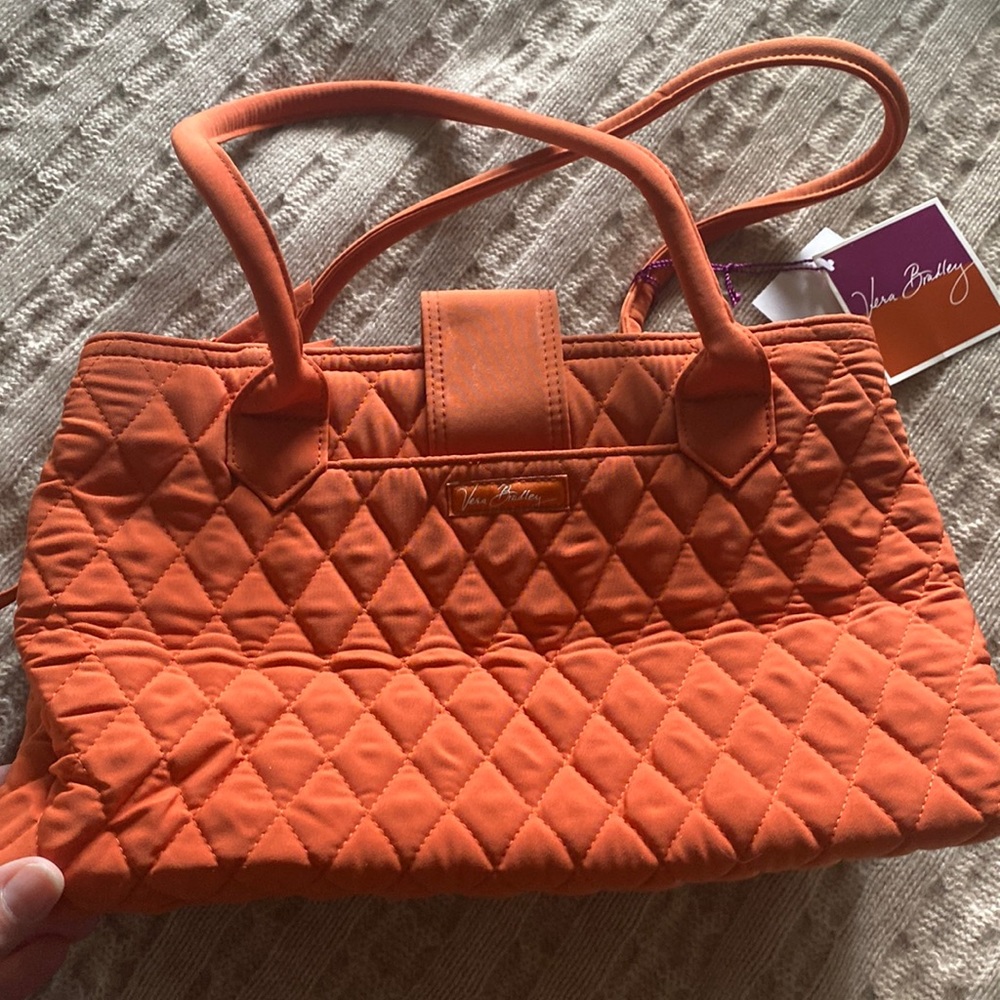 Vera Bradley Buckle Satchel Spice